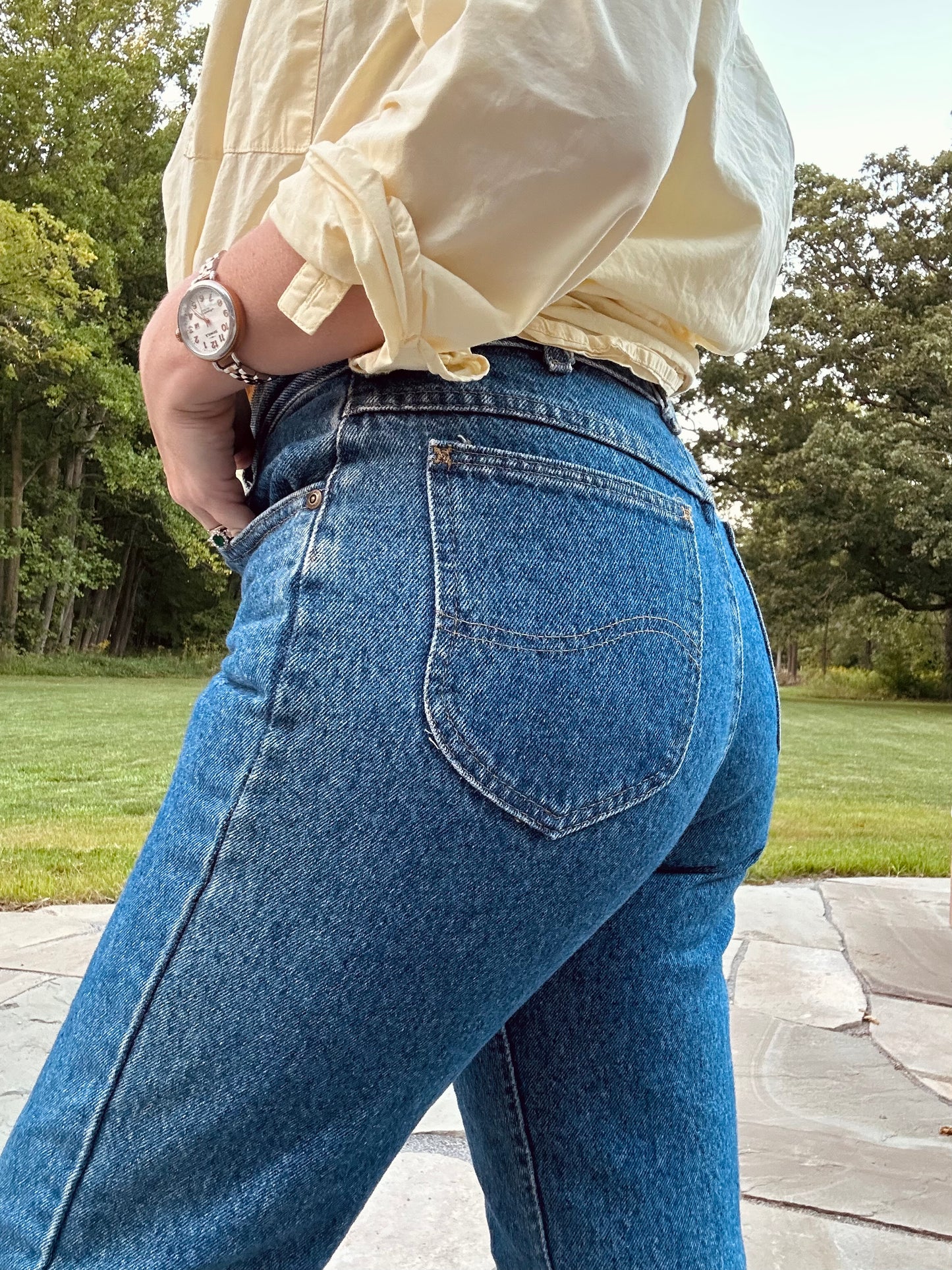 Vintage Lee’s Jeans in Medium Blue