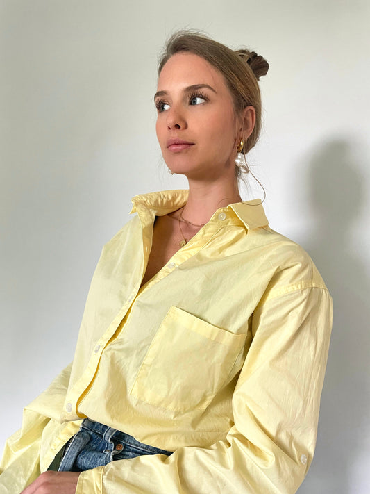 The Sunday Button Up in Butter