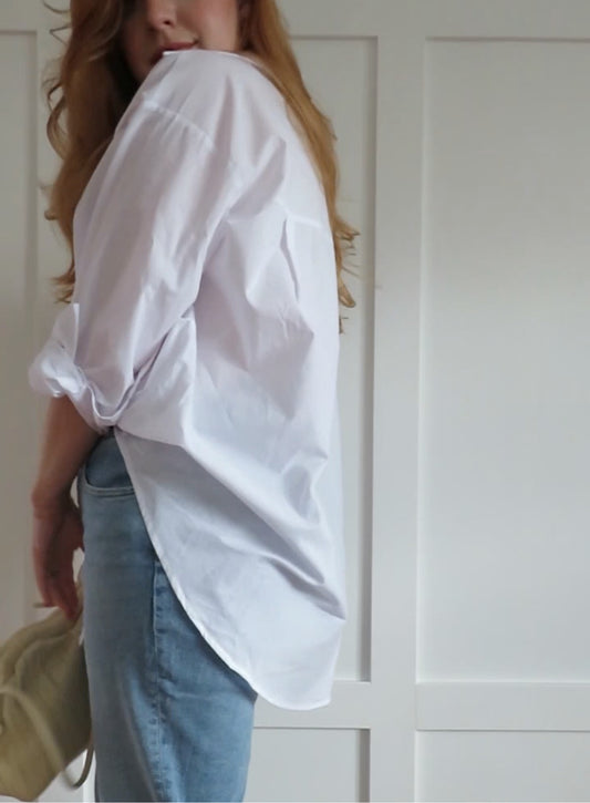 The So Classy Button Up in White